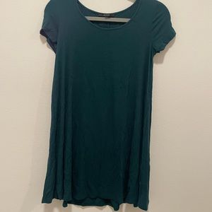 Forever 21 dark green T-shirt dress!